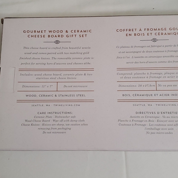 Twine Living Kitchen Twine Living Co Gourmet Cheese Board Gift Set